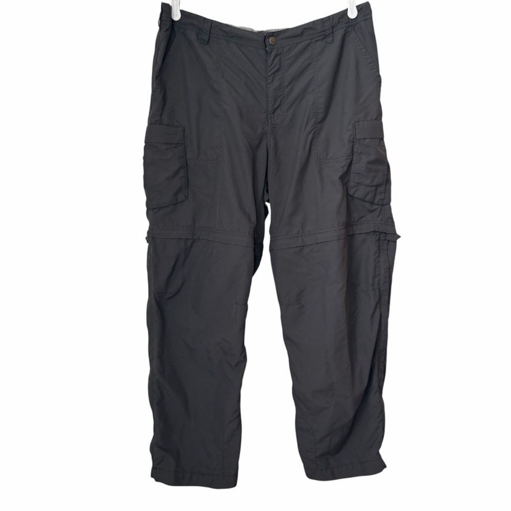 REI Zip Off Adjustable Waist Hiking Pants Size 18W in Dark Gray
